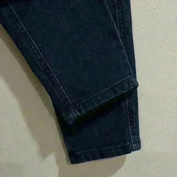 Vintage America Jeans Size 4 Dark Blue Denim High Ruffle Waist Retro Women used - Picture 3 of 7